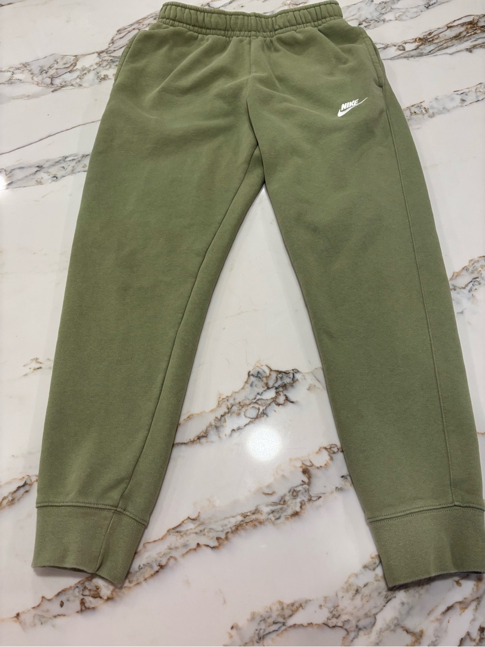 Nike Men’s Olive Green Fleece Joggers